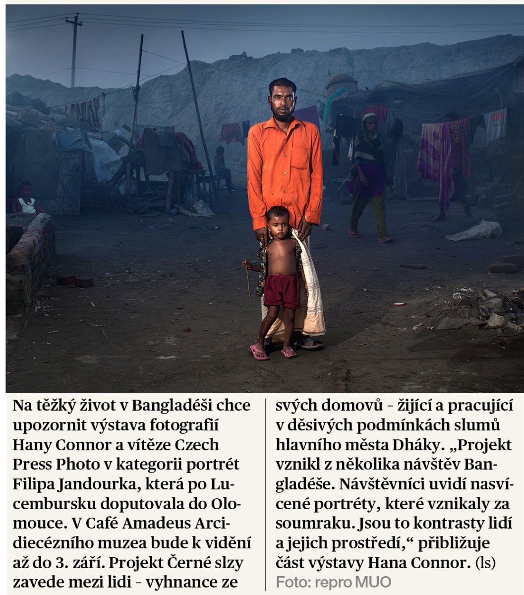 MF DNES napsala o výstavě fotografií z Bangladéše, která byla k vidění v Arcidiecézním muzeu v Olomouci